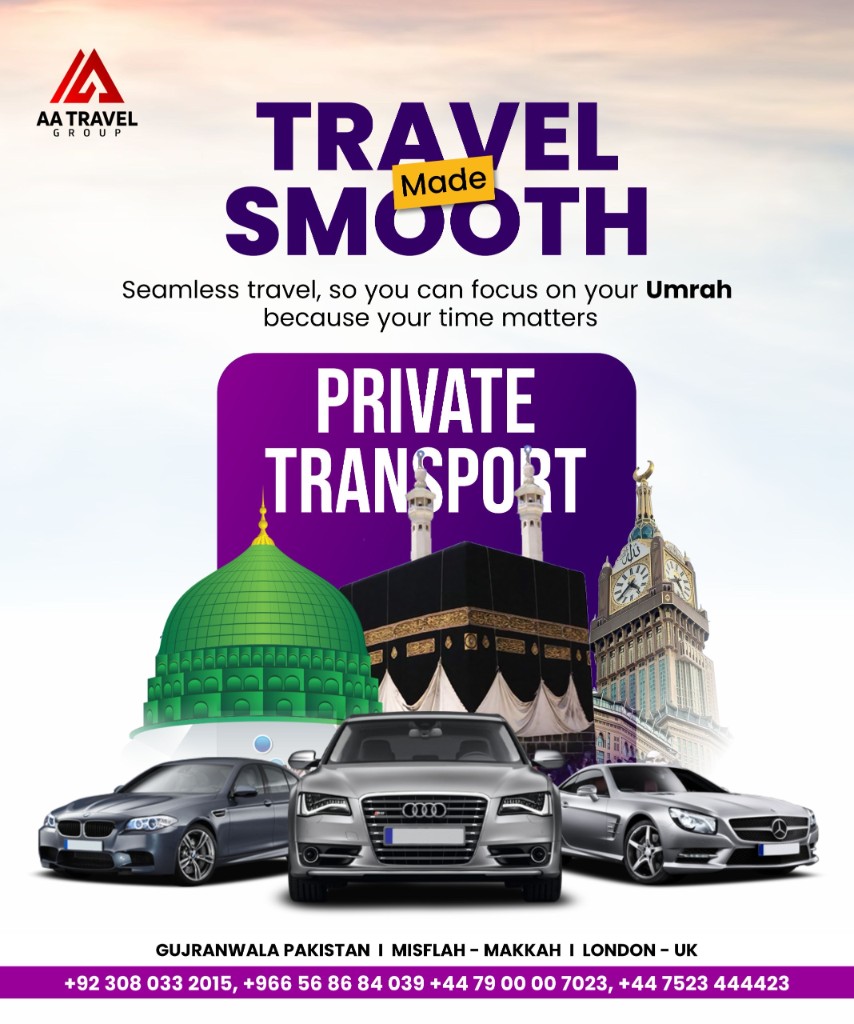 Private transport with AA Travel Group
